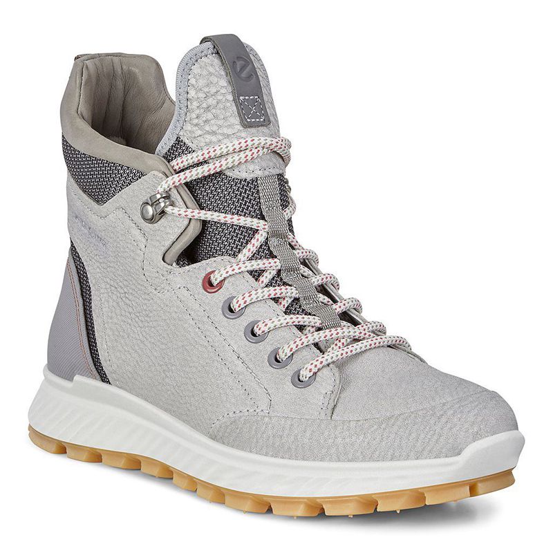 Women Outdoor Women Ecco Exostrike W - Sneaker Boots Grey - India JVDXCY473